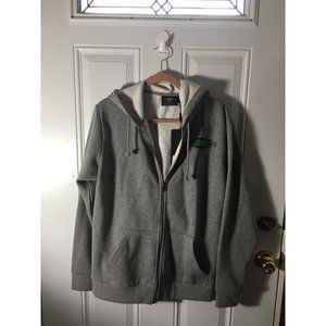 Harley Davidson heather gray hoodie full zip jacket size Medium NWT